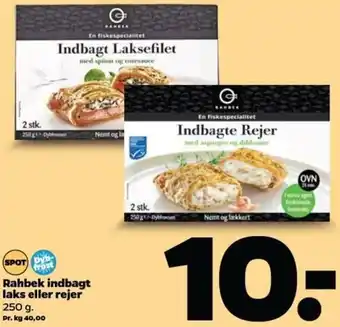 Netto Rahbek Indbagt Laks Eller Rejer 250g tilbud