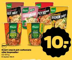 Netto Knorr snack pot / kopnudler tilbud