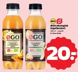 Netto ØGO økologisk ingefærshot / juice tilbud