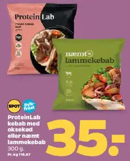 Netto ProteinLab kebab / Næmt lammekebab tilbud