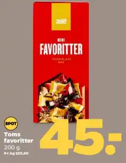 Netto Toms Mini Favoritter tilbud