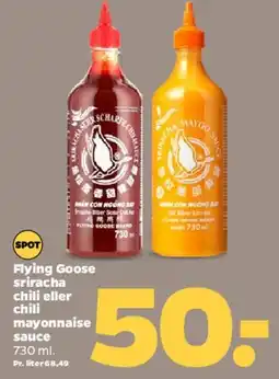 Netto Flying Goose sriracha chili mayonnaise tilbud