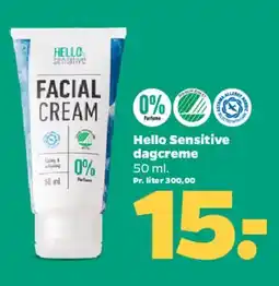 Netto Hello Sensitive shower gel or shampoo tilbud