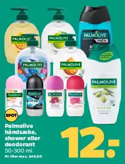 Netto Palmolive håndsæbe / shower / deodorant tilbud