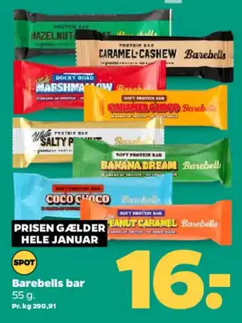 Netto Barebells proteinbar tilbud