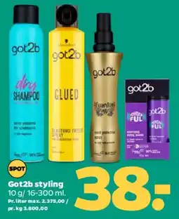 Netto got2b stylingprodukter tilbud