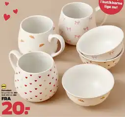 Netto Porcelæn (krus og skåle) tilbud