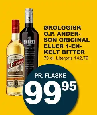 Let-Køb Økologisk o.p. anderson original eller 1-enkelt bitter tilbud