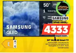 Power SAMSUNG 50" QLED 4K Smart TV TQ50Q8FAAUXXC tilbud