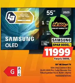 Power SAMSUNG 55" 4K Smart TV TQ55S95FATXXC tilbud