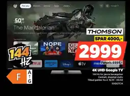 Power THOMSON 4K UHD Google TV 50QG7C14 tilbud