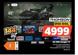 Power THOMSON 4K UHD Google TV 65QG7C14 tilbud
