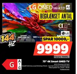 Power LG 75" 4K Smart QNED TV 75QNED92A6A tilbud