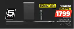 Power CEPTER 2.1-kanal soundbar CBE460B tilbud