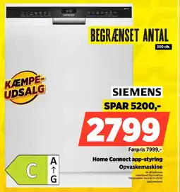 Power SIEMENS Opvaskemaskine SN43HW04VE tilbud