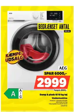 Power AEG Vaskemaskine LR624P14A tilbud