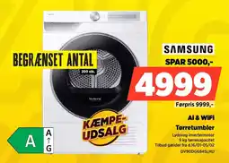 Power SAMSUNG Tørretumbler DV90DG6845LHU tilbud
