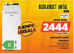 Power Whirlpool Topbetjent TDLRB6252BSEU tilbud