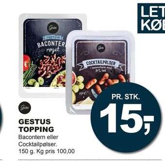 Let-Køb Gestus topping tilbud