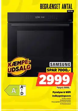 Power SAMSUNG Indbygningsovn NV7B40502AKU1 tilbud