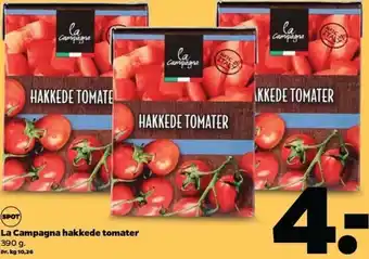 Netto La Campagna Hakkede Tomater 390g tilbud