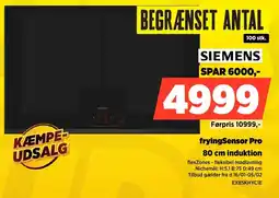 Power SIEMENS 80 cm induktion EX85KHYC1E tilbud