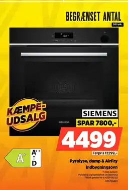 Power SIEMENS Indbygningsovn HR572GBS3 tilbud