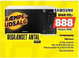 Power SAMSUNG Mikroovn MS23K3555EW tilbud