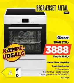 Power GRAM Induktionskomfur KI15106N tilbud