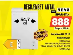Power SENZ Kummefryser SECF99EW tilbud