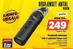 Power Point Håndholdt støvsuger POTORNADO tilbud