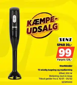 Power SENZ Stavblender SESM1000 tilbud