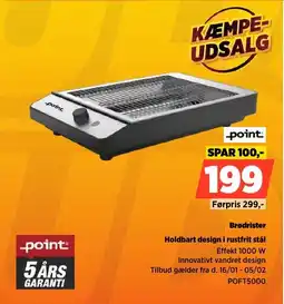 Power Point Brødrister POFT5000 tilbud