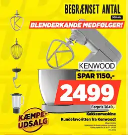 Power KENWOOD Køkkenmaskine KVL4110S tilbud