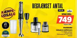 Power BRAUN Stavblender MQ9138XI tilbud