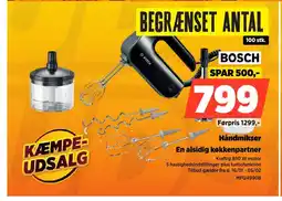 Power BOSCH Håndmikser MFQ4990B tilbud