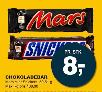 Let-Køb Chokoladebar tilbud
