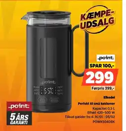 Power Point Elkedel POWK5040BK tilbud