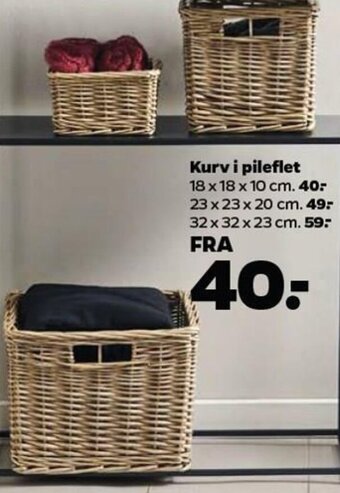 Netto Kurv i Pileflet tilbud