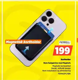 Power Kortholder FEMAGPCHBK tilbud