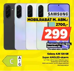 Power SAMSUNG Galaxy A36 128 GB SMA366BZKBEUB tilbud