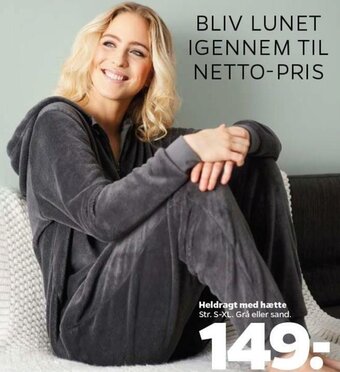 Netto Heldragt Med Hætte tilbud