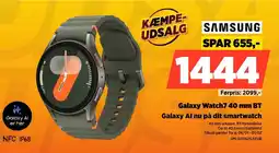 Power SAMSUNG Galaxy Watch7.40 mm BT SML300NZGAEUB tilbud