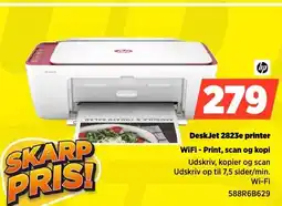 Power HP DeskJet 2823e printer 588R6B629 tilbud