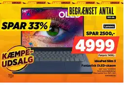 Power Lenovo IdeaPad Slim 3 83K000BLMX tilbud