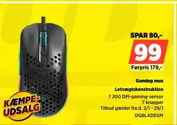 Power Gaming mus DGBLADEGM tilbud