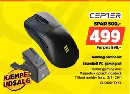 Power CEPTER Gaming combo kit CLOKIKITXXL tilbud