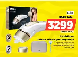 Power BRAUN IPL-hårfjerner BRAUNPL5052 tilbud