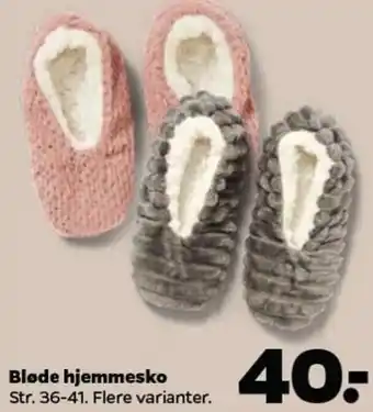 Netto Bløde Hjemmesko tilbud