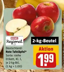 REWE DE Rote Tafeläpfel tilbud